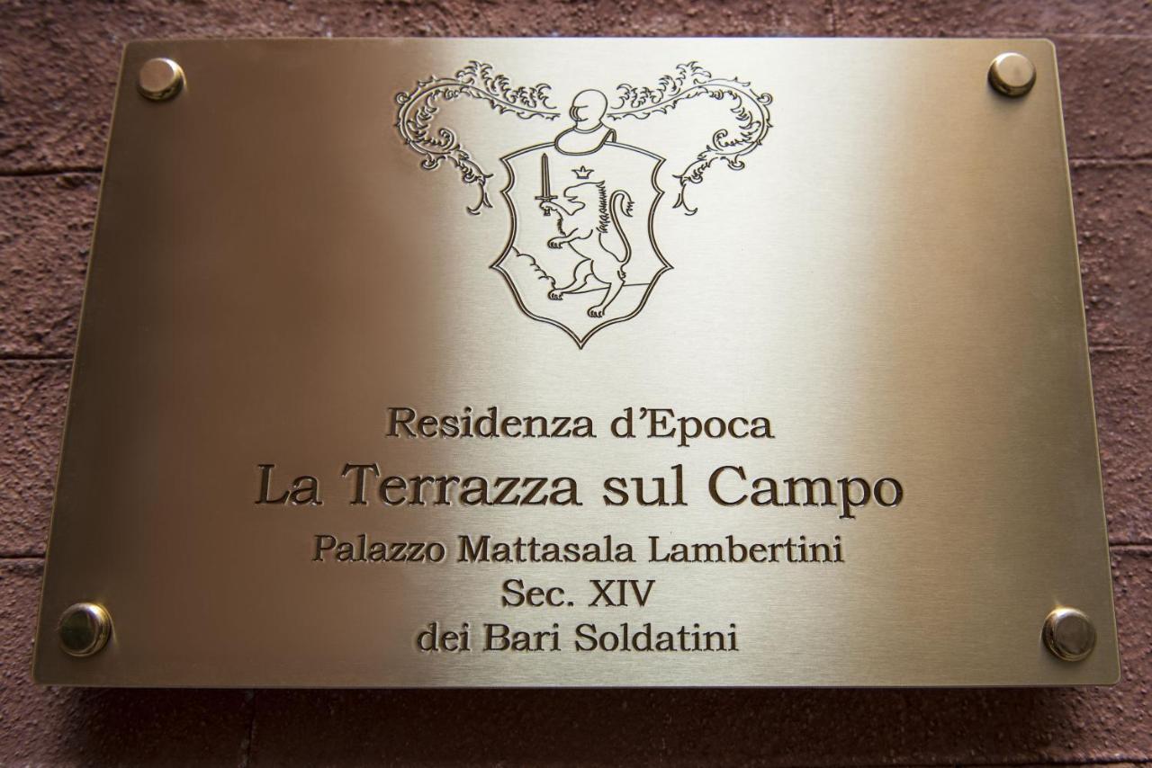 La Terrazza Sul Campo-Rooms Only Siena Exteriör bild