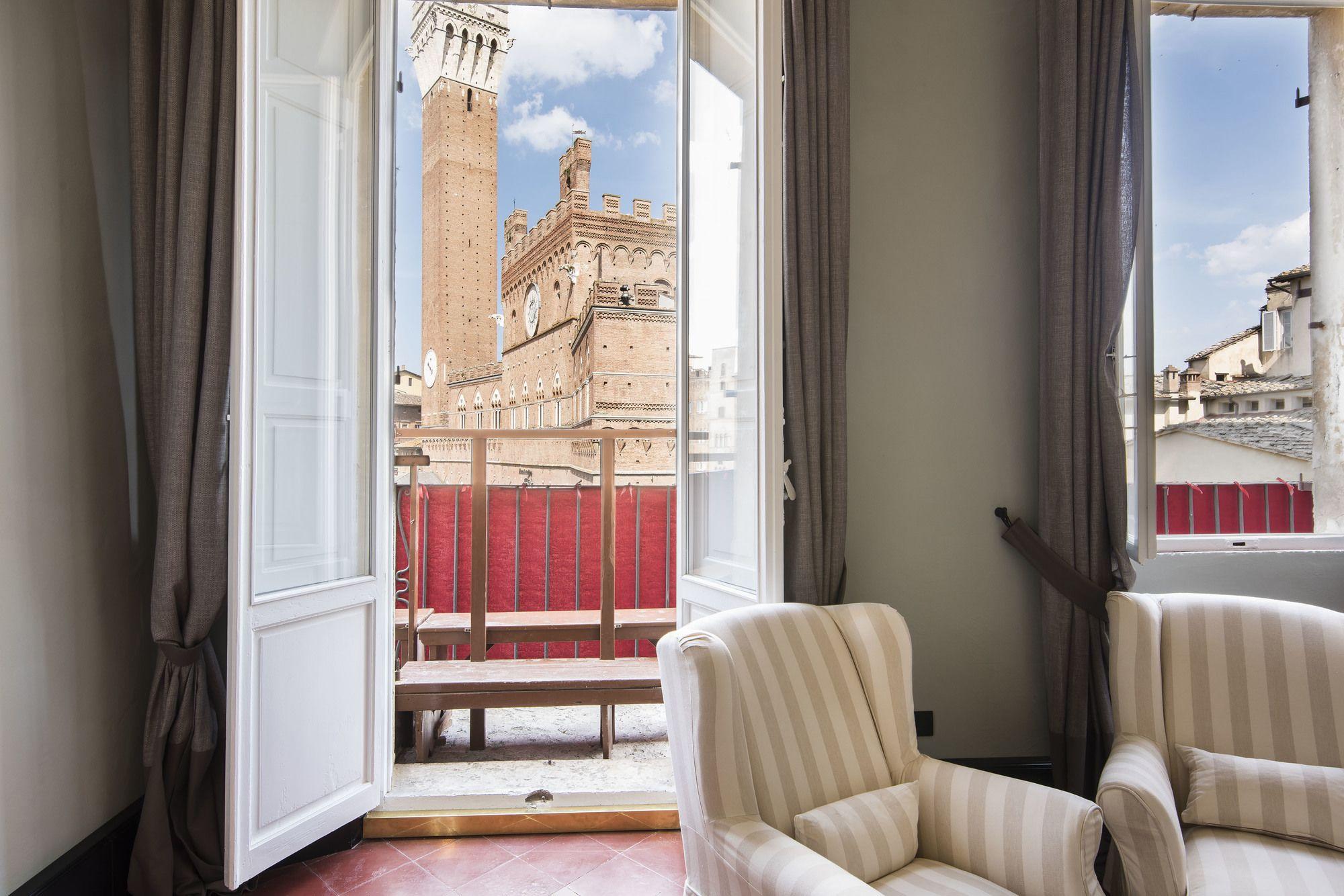 La Terrazza Sul Campo-Rooms Only Siena Exteriör bild