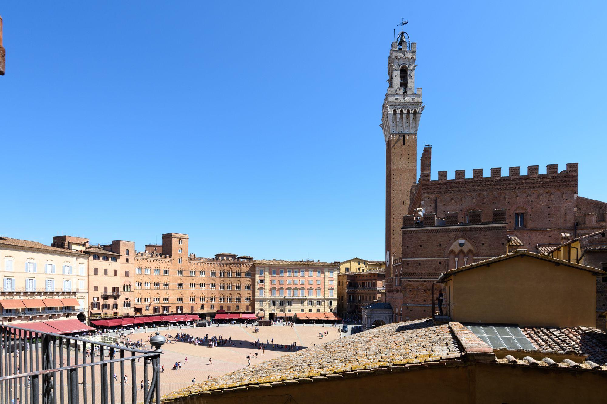 La Terrazza Sul Campo-Rooms Only Siena Exteriör bild